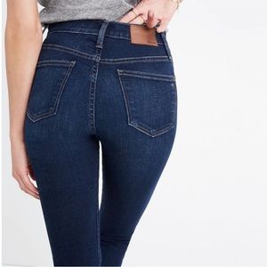 Madewell 10” high rise skinny skinny jeans